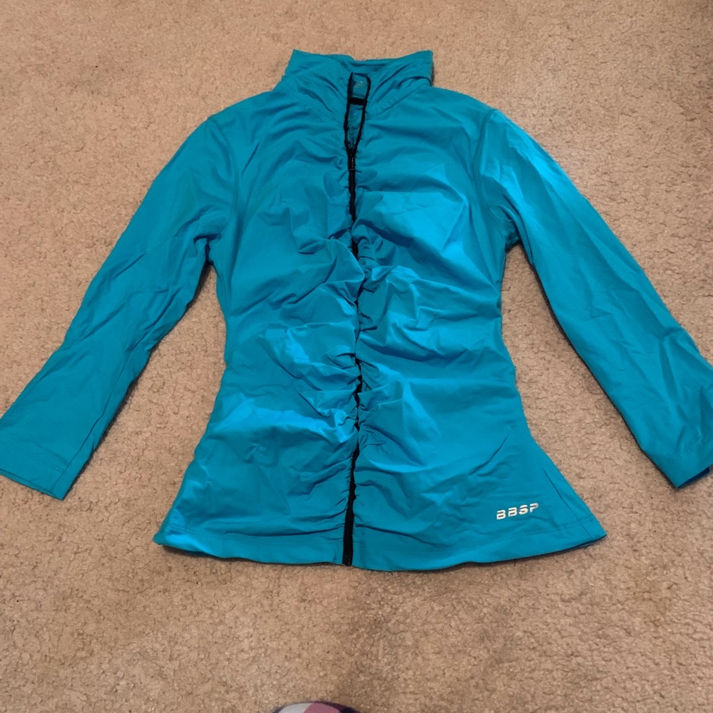 ****NEW**** BEBE SPORT RUCHED ZIP UP